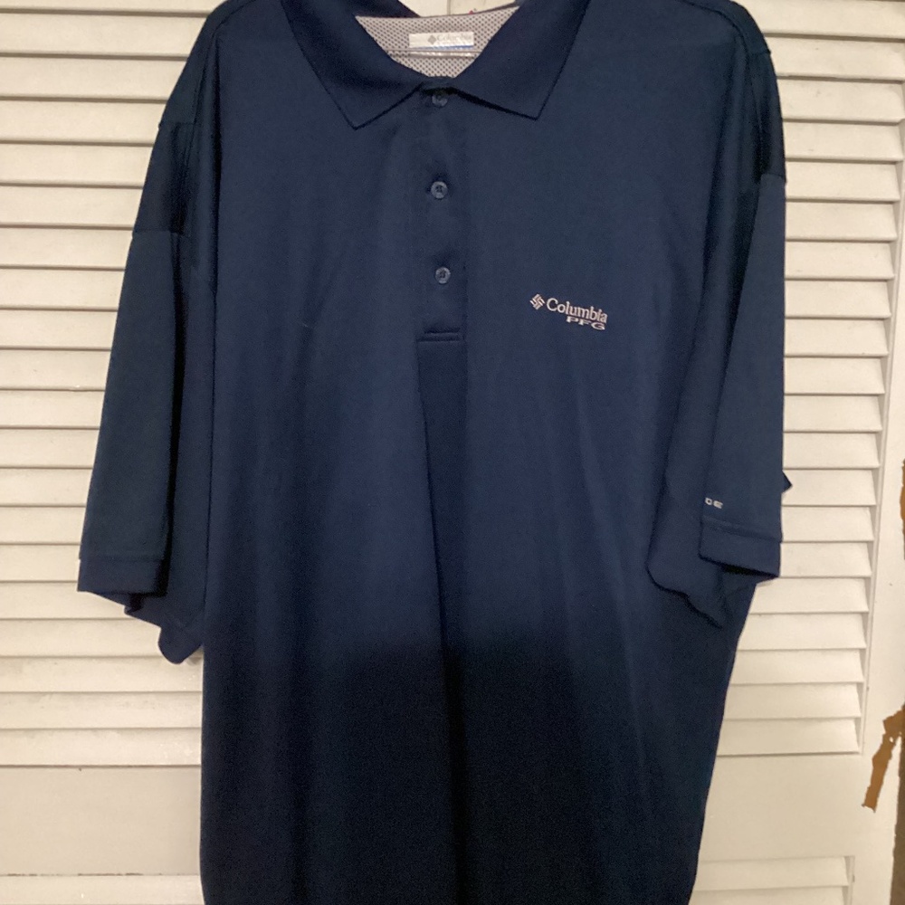 Columbia Mens navy polo XXL